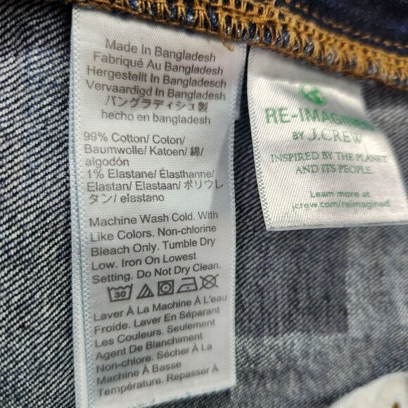 J.Crew Flex Mens Jeans Dark Wash Denim Mens Size W35 L32 - Picture 10 of 15